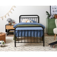 Mocka Sonata Bed - Single - Black - Beds & Bedheads