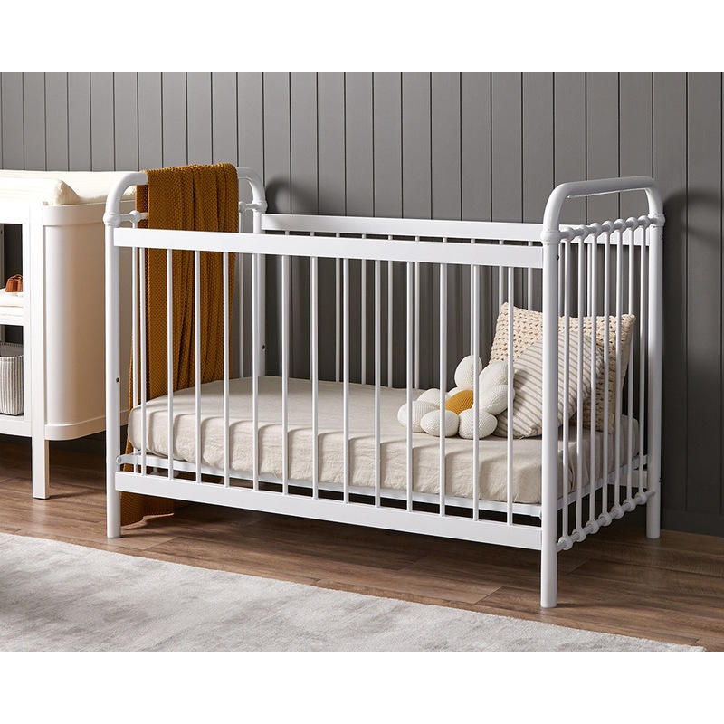Buy Sonata Cot White Nursery Furniture Cots MyDeal