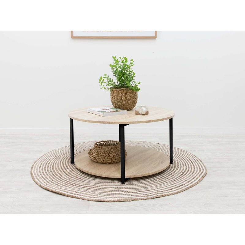 Buy Vigo Coffee Table Black Living Room Side Table MyDeal