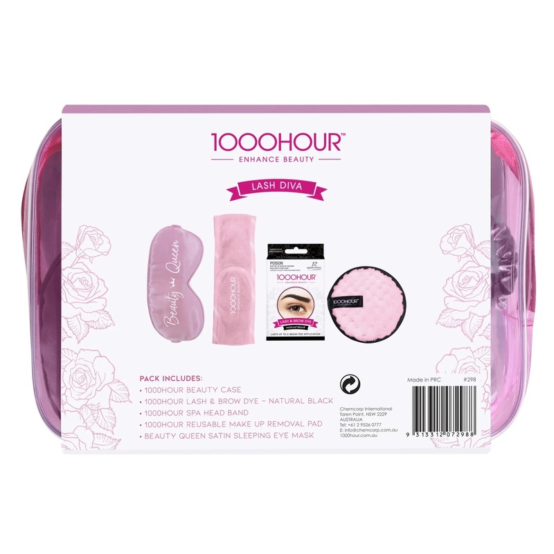 Buy 1000 Hour Lash & Brow Dye Kit Lash Diva 5 Piece Gift Set Natural