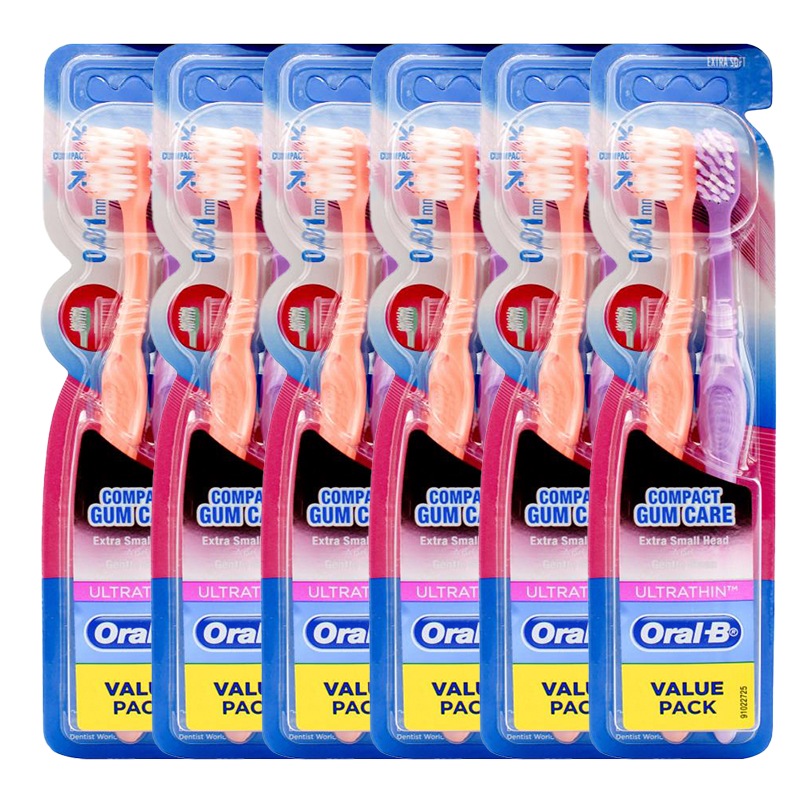 Buy 12 Pack OralB Compact Gum Care Gentle Clean Toothbrush (6 x 2 Pack