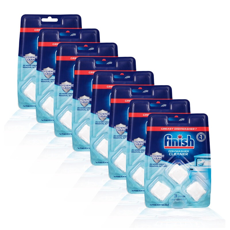 Buy 24 Finish Dishwasher Cleaner Tablets (8 x 3 Pack) MyDeal