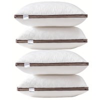 Hotel Quality Soft Medium Firm Pillows 4 Pack