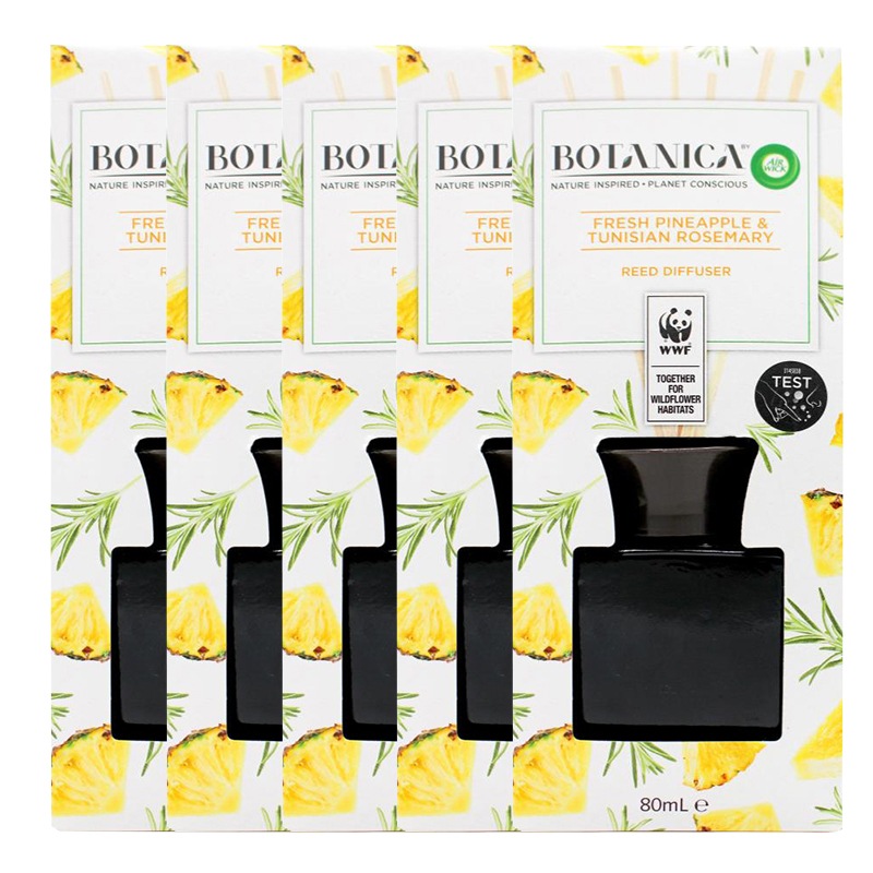 Buy 5 Pack Air Wick Botanica Fresh Pineapple & Tunisian Rosemary Reed