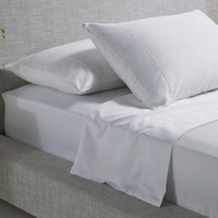 1000TC Accessorize Luxury Hotel Sheet Set White (Queen, King)