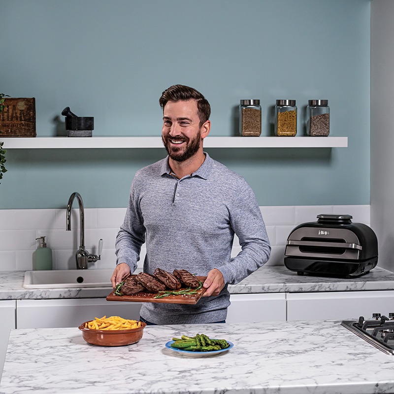 Buy Ninja Foodi AG551 Smart 1760W XL Grill & Air Fryer MyDeal