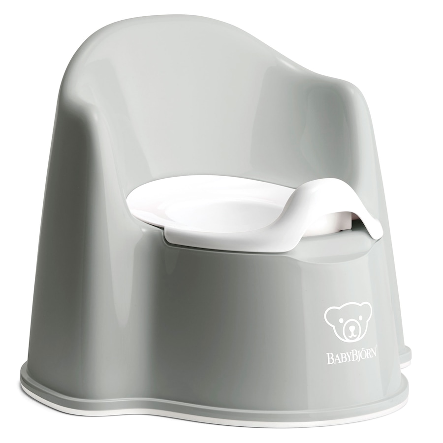BabyBjorn Potty Chair Grey/White