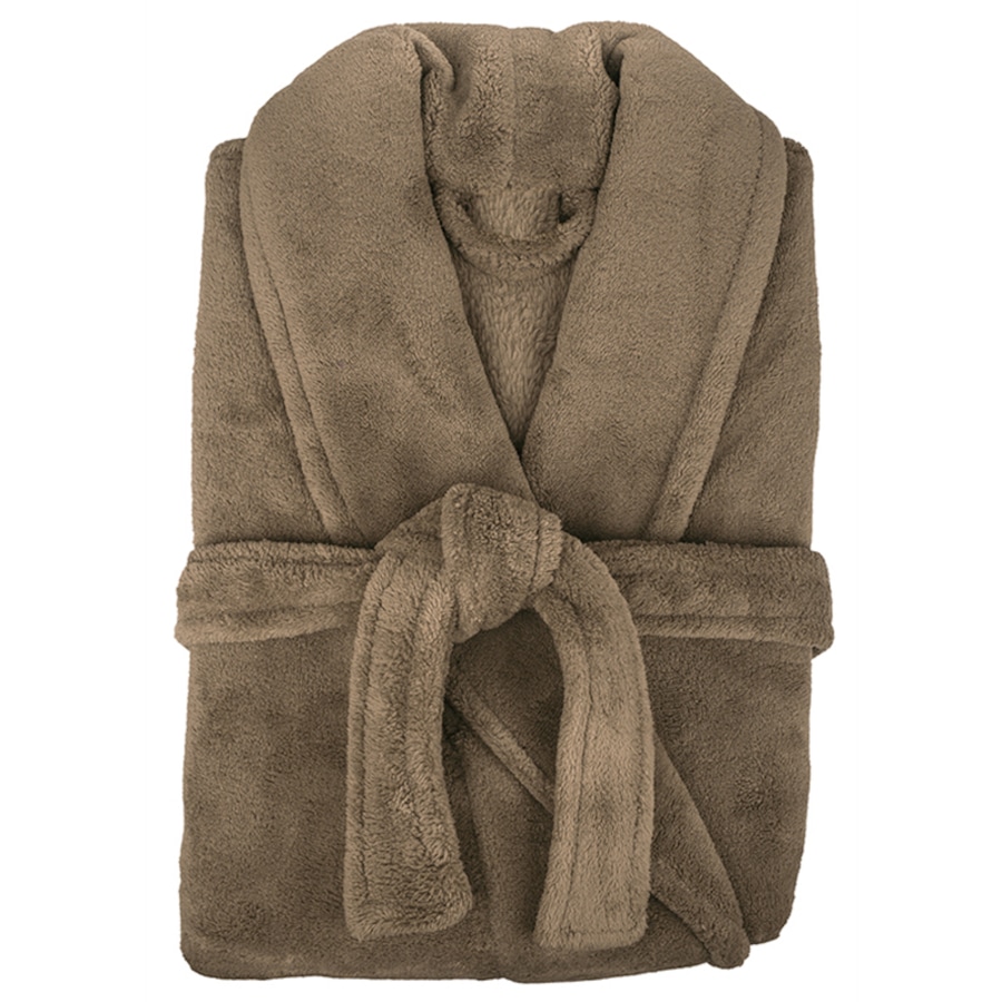 Bambury Retreat Microplush Bath Robe Latte