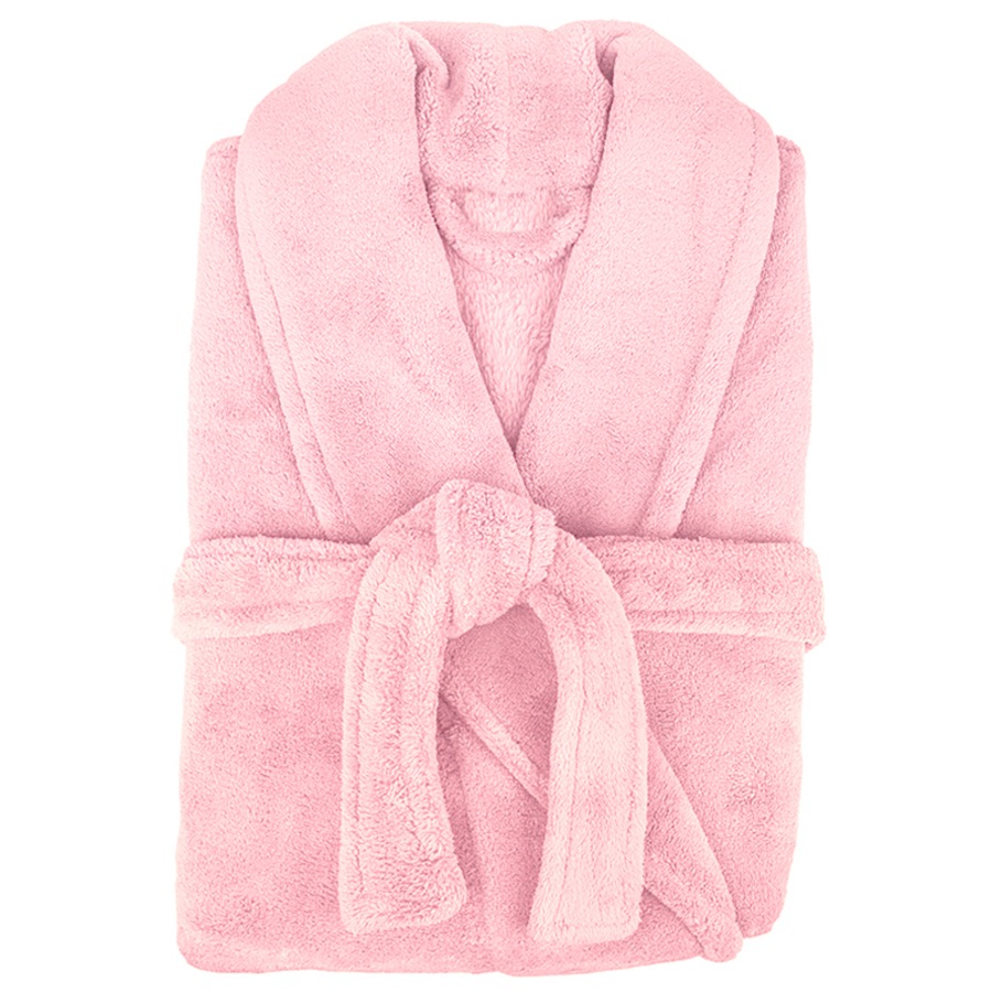 Buy Bambury Retreat Microplush Bath Robe Pink - Everyday Rewards Shop