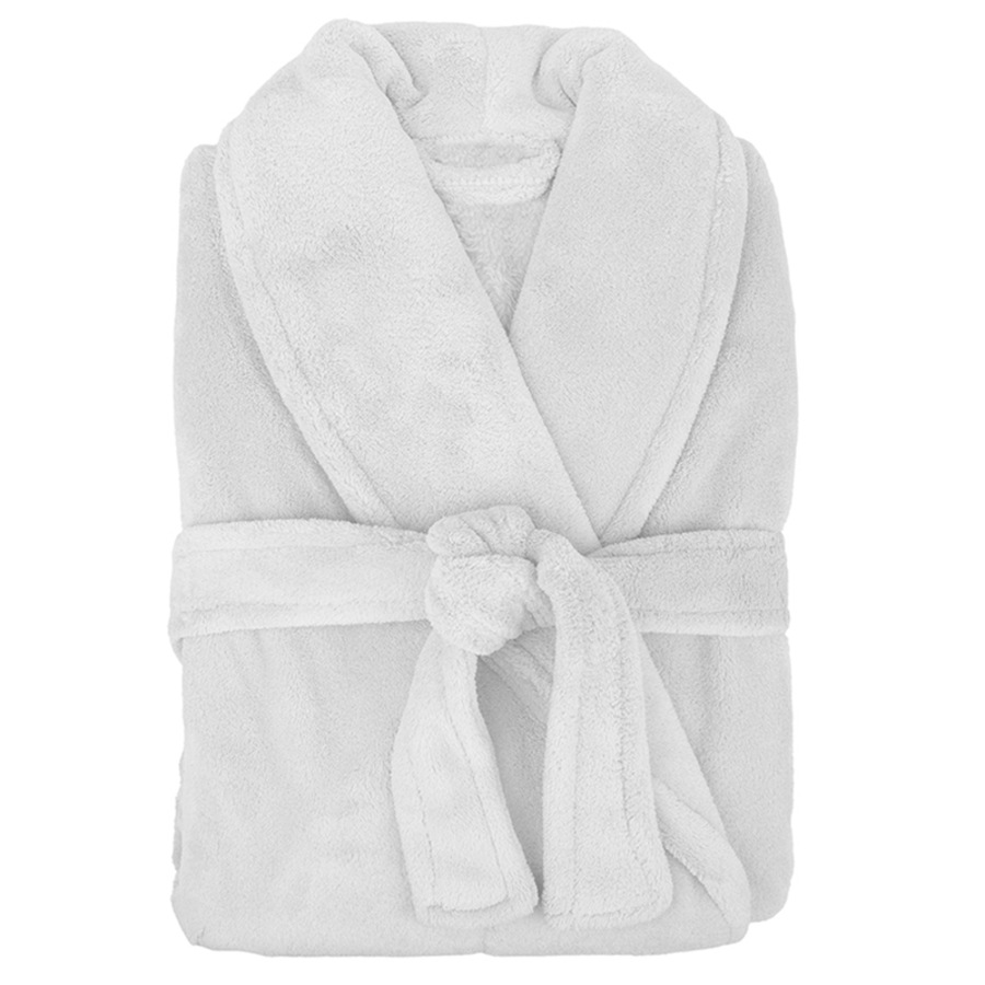 Buy Bambury Retreat Microplush Bath Robe White - Everyday Rewards Shop