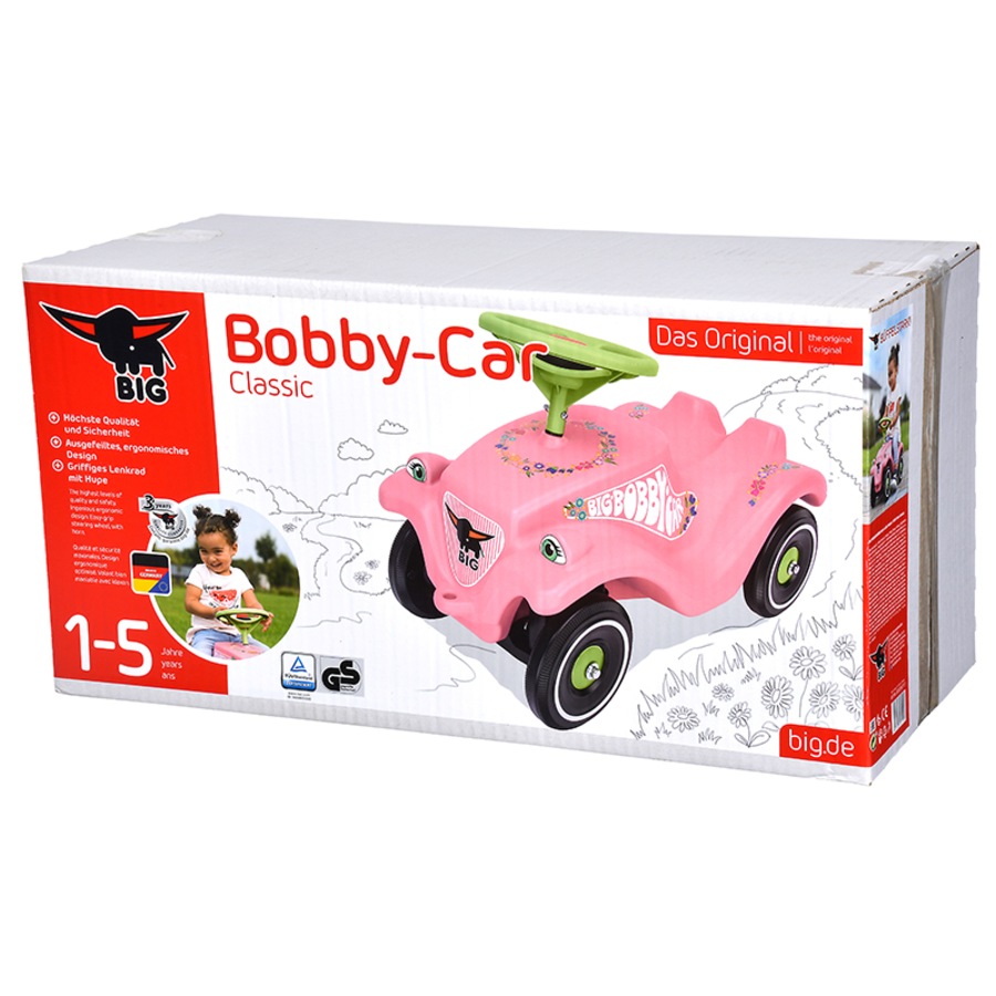 BIG Bobby Car Kids Ride On Vehicle Flower
