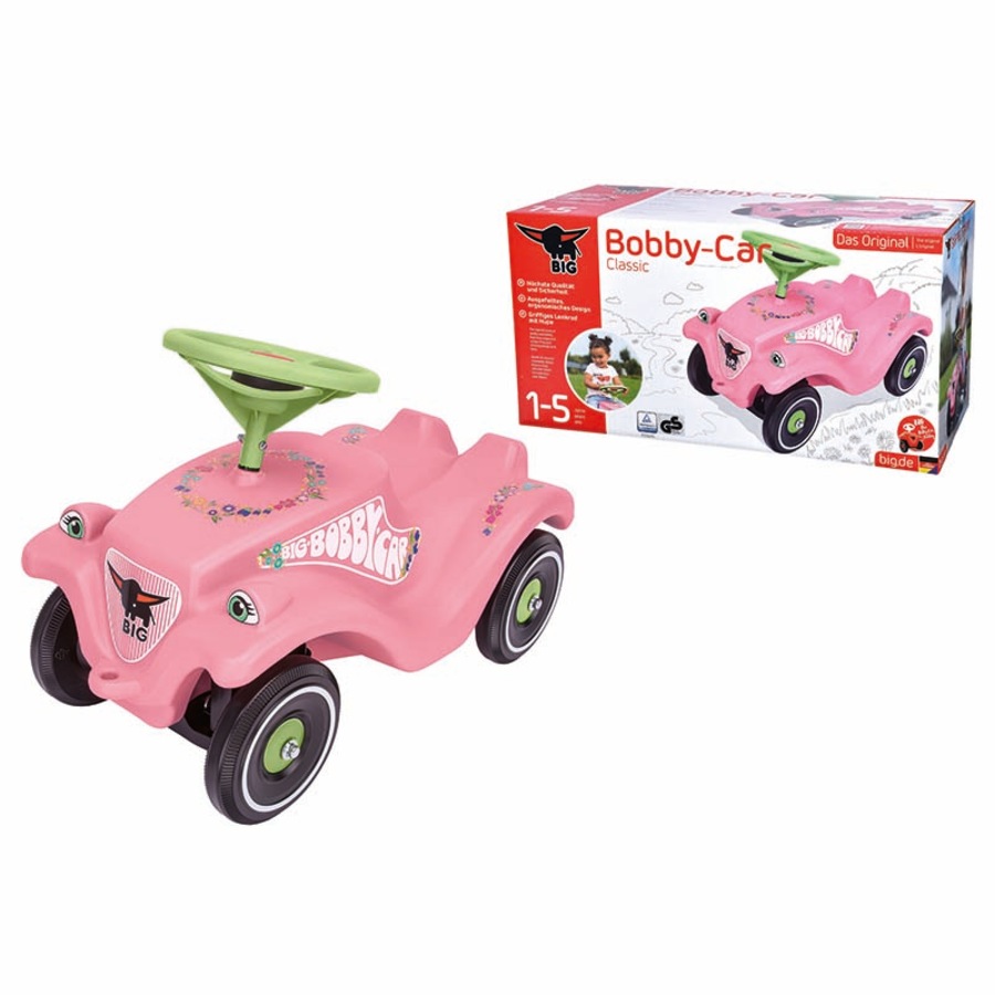 BIG Bobby Car Kids Ride On Vehicle Flower