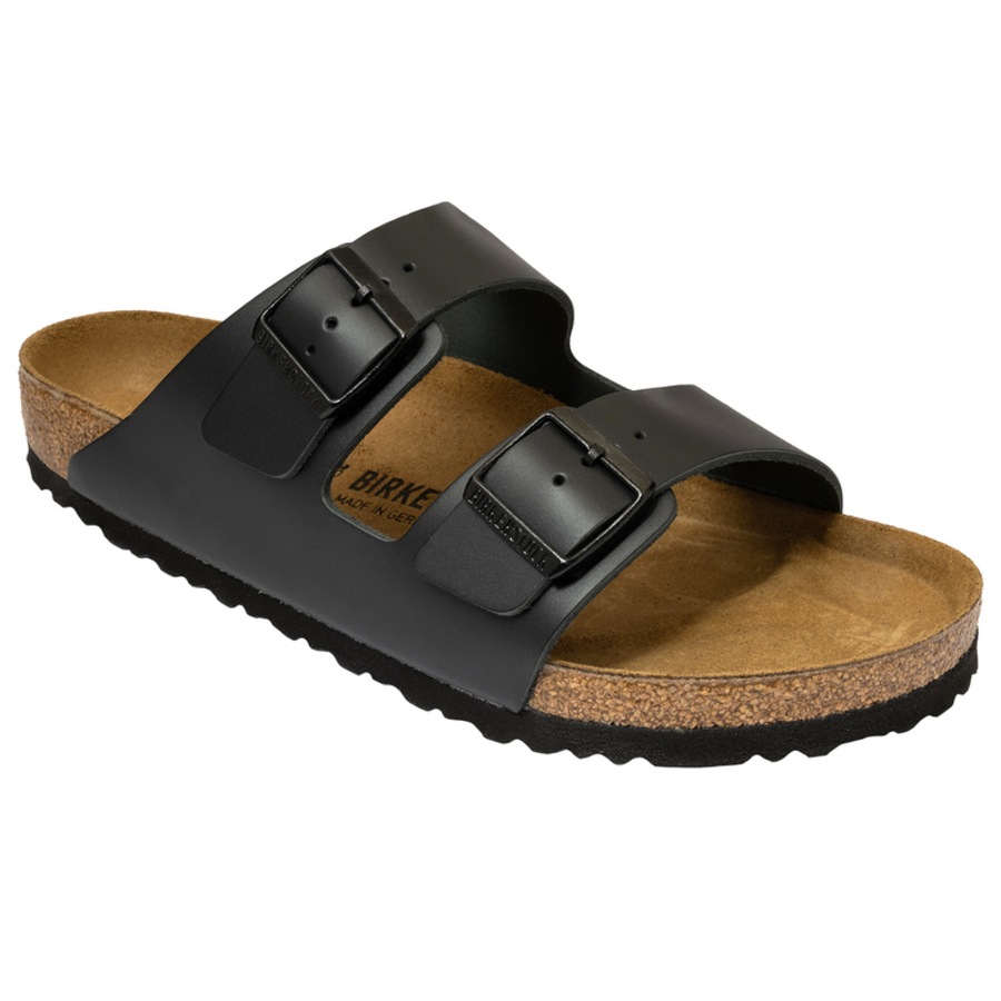 Birkenstock Unisex Arizona EU 40 Birko-Flor Regular Fit Sandals Black
