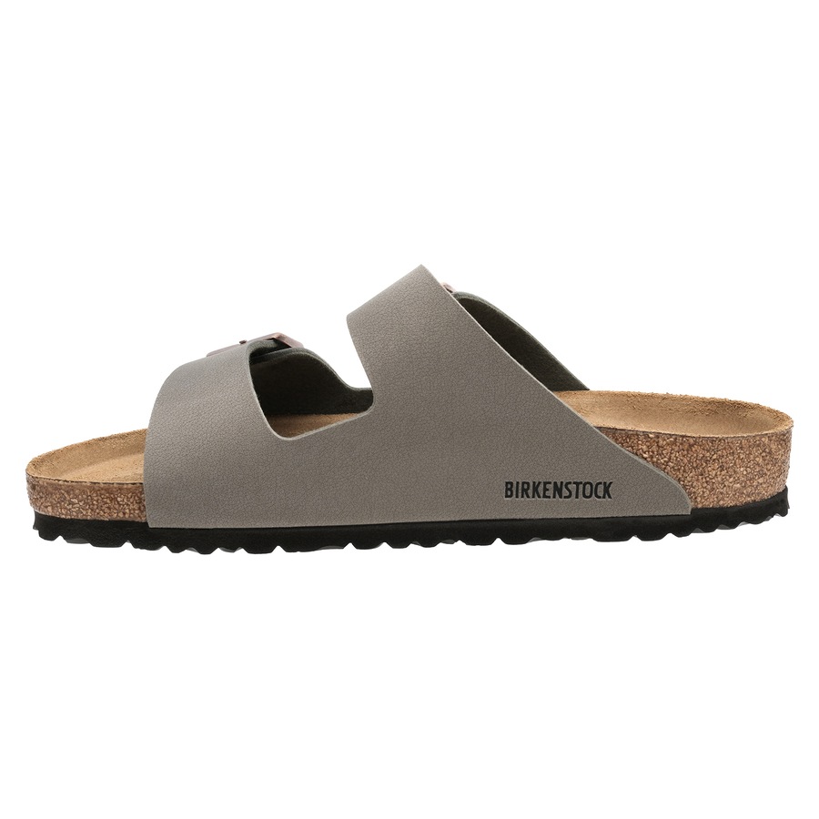 Birkenstock Unisex Arizona EU 40 BirkiBuc Regular Fit Sandals Stone