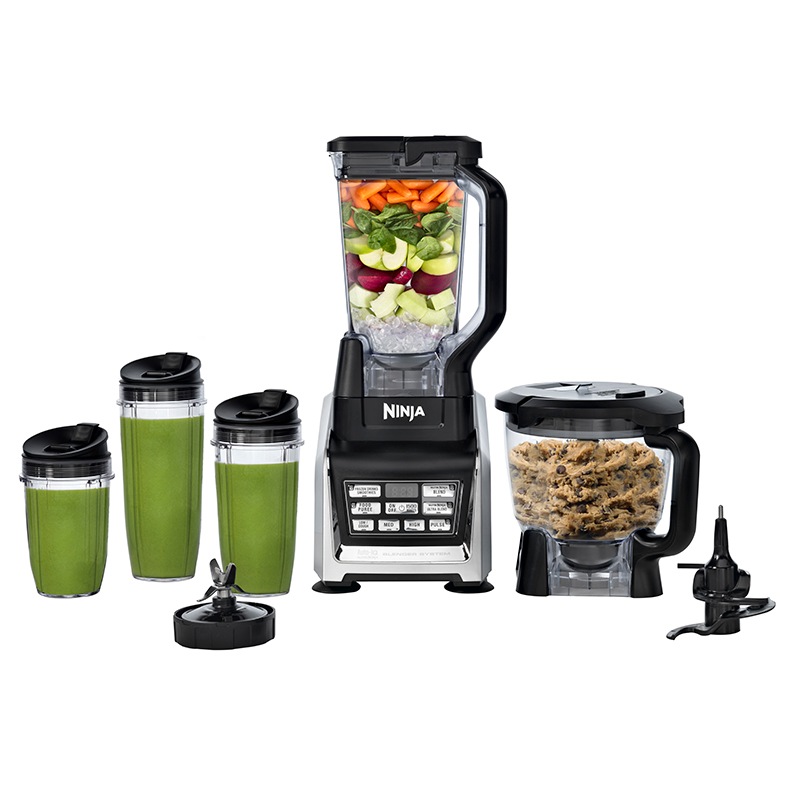 Buy Nutri Ninja 1500W Blender System with Auto-iQ BL682 - MyDeal