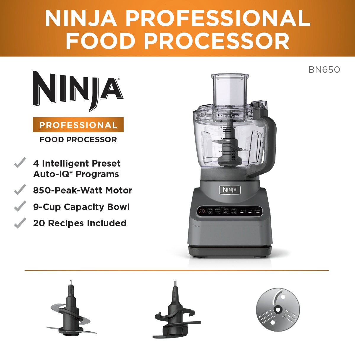 Ninja precision outlet processor