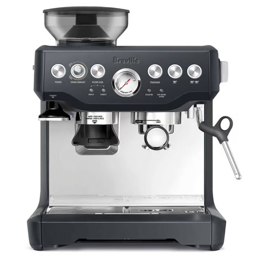 Breville the Barista Express Manual Espresso Machine with Grinder Charcoal BES870CHR
