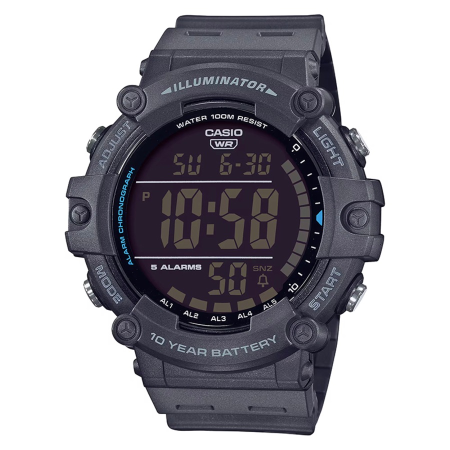 Casio Unisex Digital Watch Black AE1500WH-8B