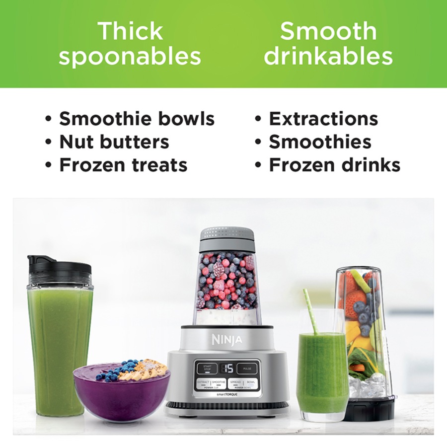 Ninja Foodi 1100W Nutri Blend & Power Mix System Blender CB102