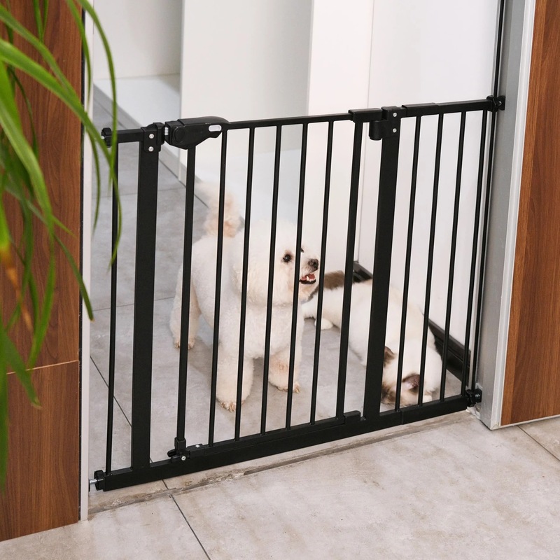 Buy Charlie's Extendable Pet Safety Gate Black MyDeal