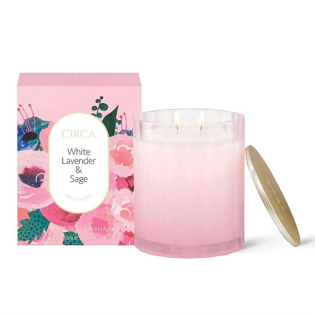 Circa White Lavender and Sage 350g Scented Soy Candle