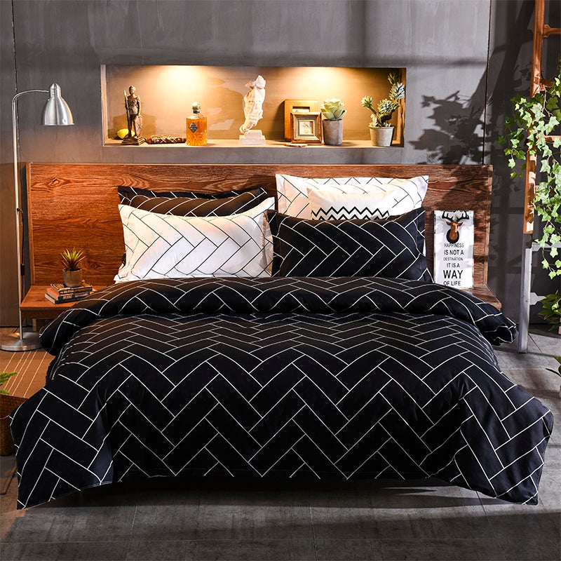 CleverPolly Glen Bed Quilt Cover Set (Queen, King, Super King)