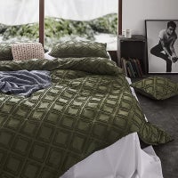 Buy Gioia Casa Lewis 100% Cotton Fully Reversible Quilt Cover Set (Queen,  King, Super King) - MyDeal