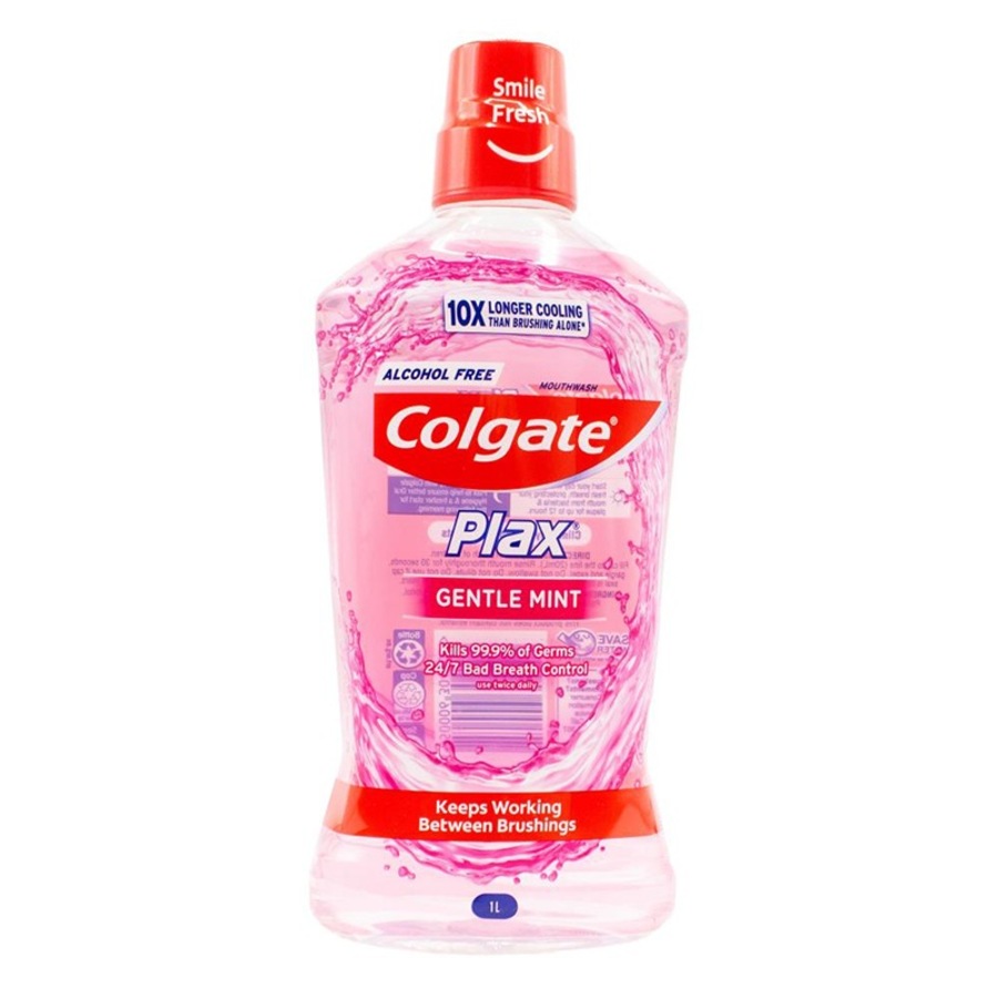 Colgate 1L Mouthwash Plax Gentle Mint (3 Pack)