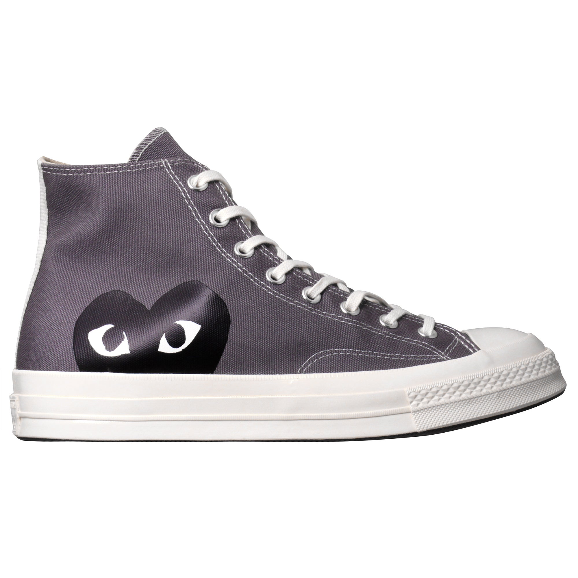 Converse x Comme Des Garcons PLAY All Star Chuck '70 Hi Unisex Sneakers Grey (US 6-12)