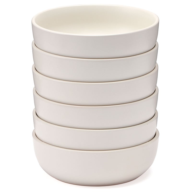 Buy Cooper & Co. 18cm Annisa Bowl Set of 6 Beige White - MyDeal