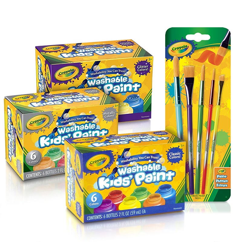 Crayola, Toys, Crayola Paint Your Own Suncatcher 4 Pack Set W Paint Brush  Included With Each