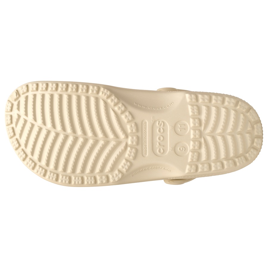 Crocs Unisex Classic Clogs Bone (US M12)