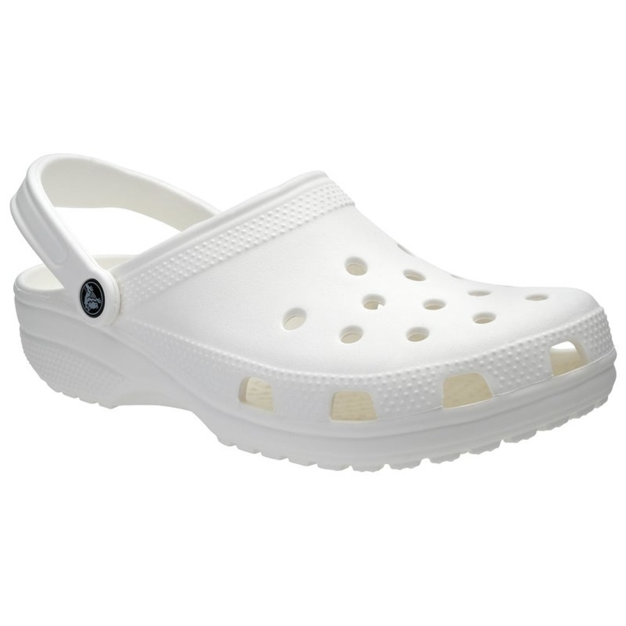 Crocs Unisex Classic Clogs White (US M11/W13)