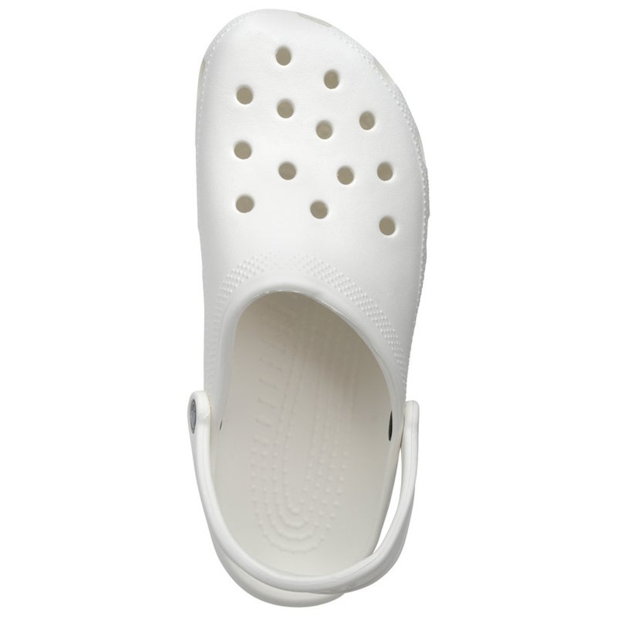 Crocs Unisex Classic Clogs White (US M11/W13)
