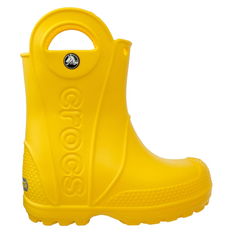 Buy Crocs Unisex Kids Handle It Rain Boots Yellow (US 6-10) - MyDeal