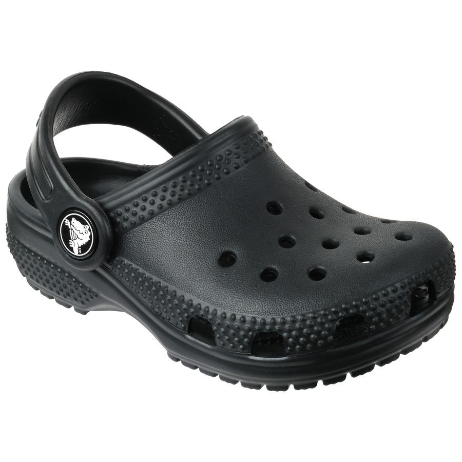 Crocs Unisex Toddlers Classic Clog Black (US C10)