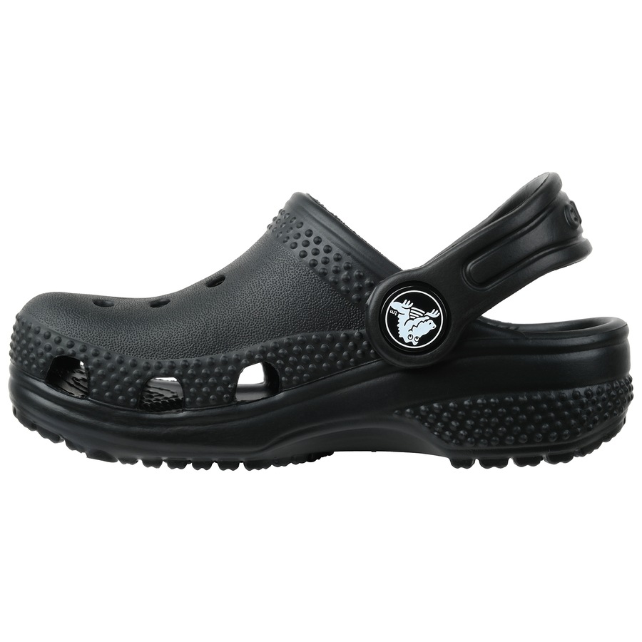 Crocs Unisex Toddlers Classic Clog Black (US C10)