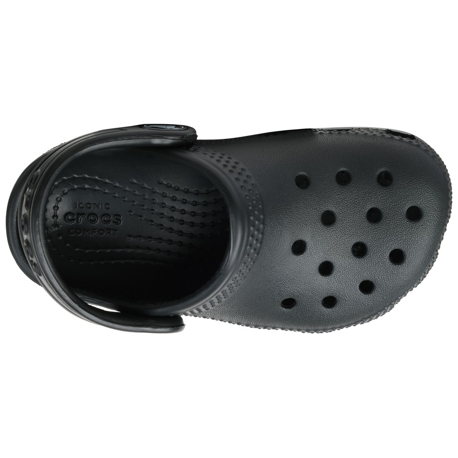 Crocs Unisex Toddlers Classic Clog Black (US C10)