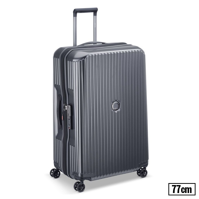 Buy Delsey Securitime Zip 77cm Large 4 Wheel Expandable Luggage