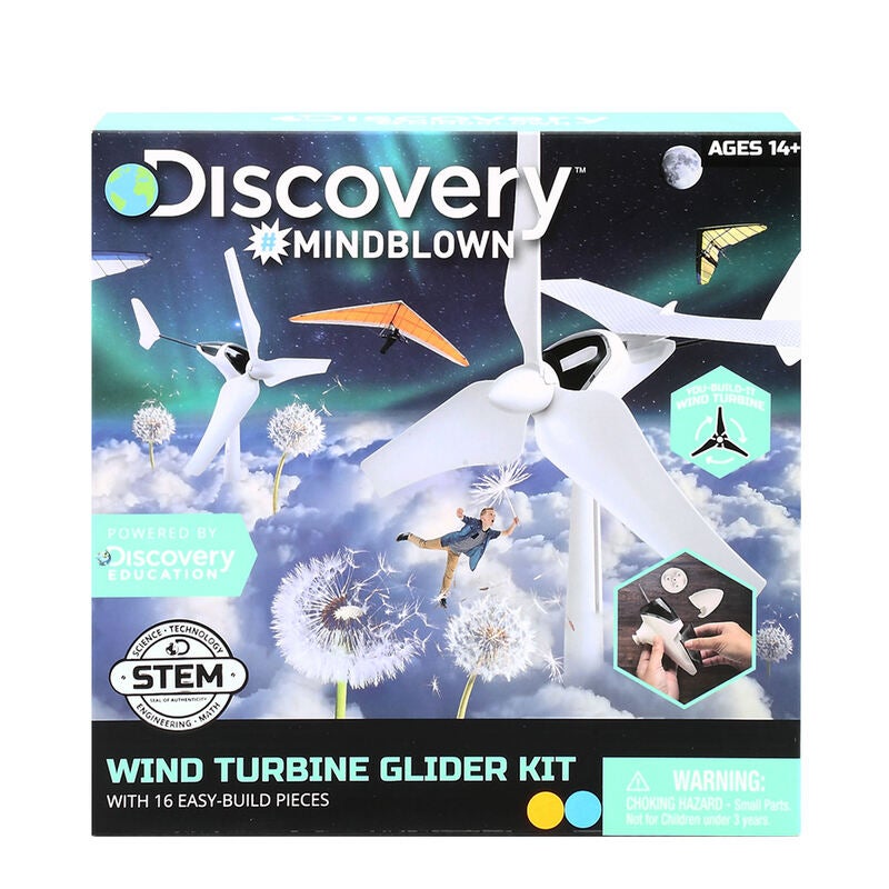 Discovery #Mindblown Kids DIY Wind Turbine Glider Kit