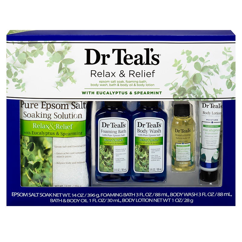 Dr Teal's Eucalyptus Relax & Relief Full Regimen 5-Piece Gift Set