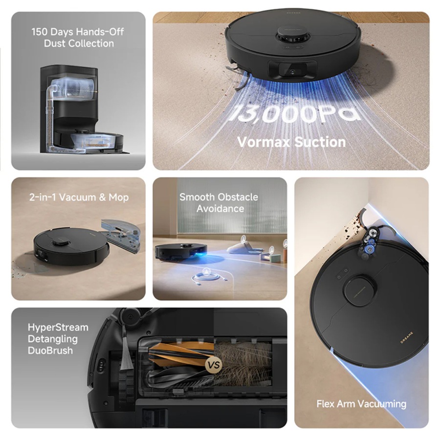 Dreame D20 Pro Plus Auto-Empty Robot Vacuum and Mop DRE-D20PP