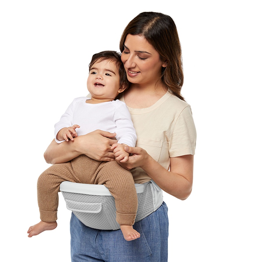 Ergobaby Alta Hip Seat Baby Carrier Pearl Grey