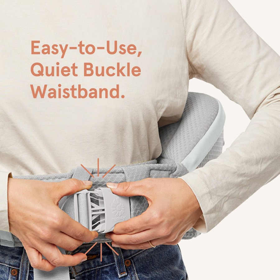 Ergobaby Alta Hip Seat Baby Carrier Pearl Grey