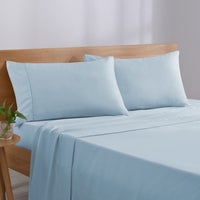 Esplanade Home Soft Touch Sheet Set Soft Blue (Single, Double, Queen, King)