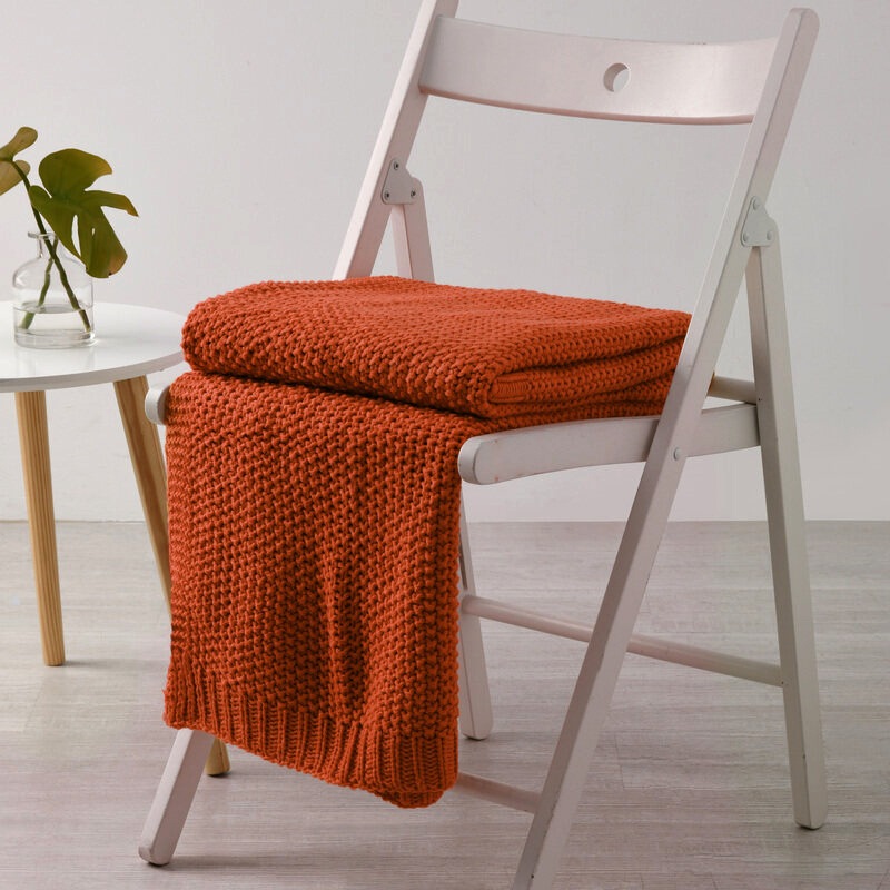 Buy Esplanade Home Waterfront Knitted Throws Rust MyDeal