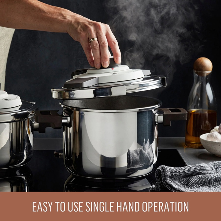 Essteele Per Velocità Facile 6L/22cm Stainless Steels Pressure Cooker 490750