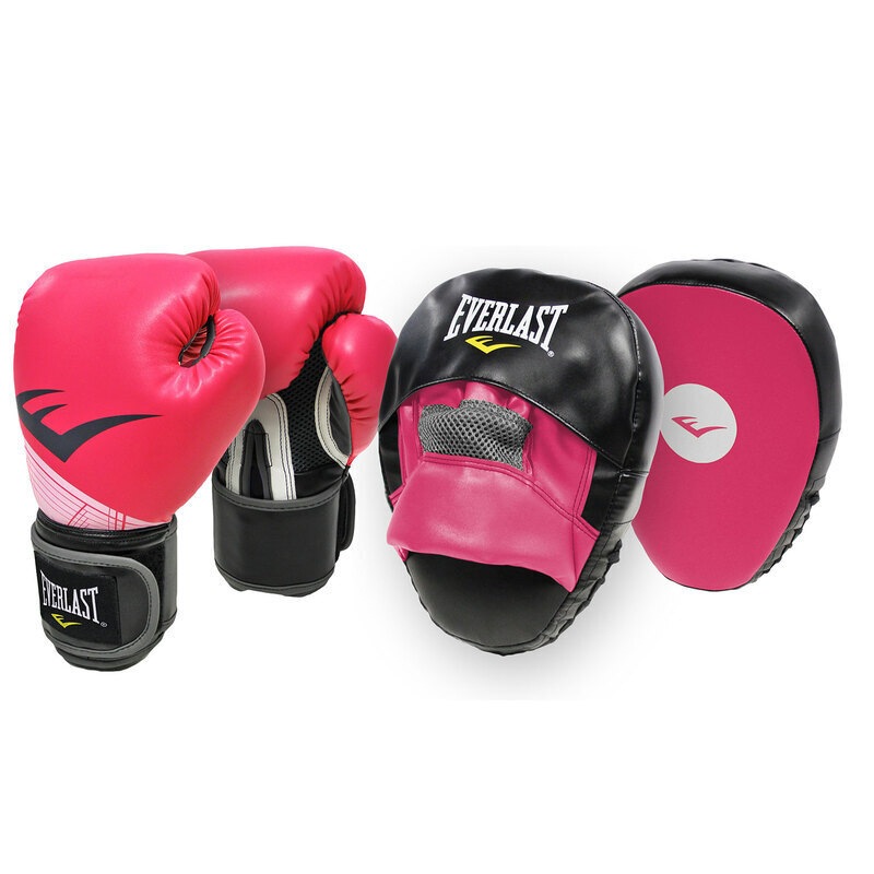 Buy Everlast 10oz Advanced Glove & Mitt Combo Pink MyDeal