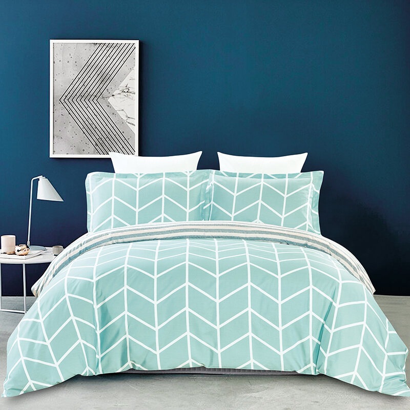 Buy Gioia Casa Kew 100 Cotton Fully Reversible Quilt Cover Set (Queen