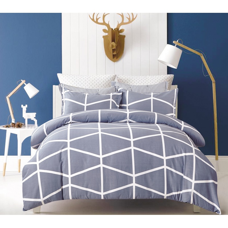 Buy Gioia Casa Mandy 100 Cotton Fully Reversible Quilt Cover Set